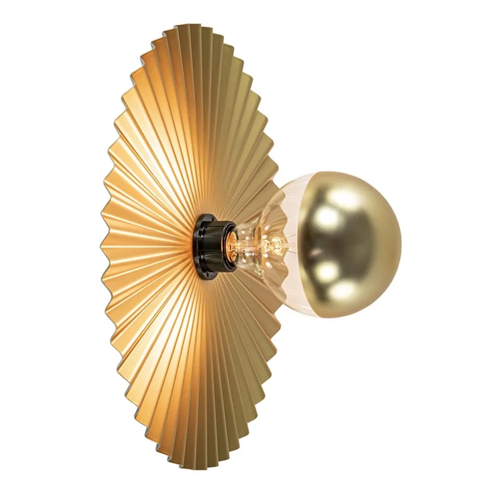 Cheap Straluma Decoratieve wand/plafondlamp goud met zwart