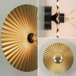 Cheap Straluma Decoratieve wand/plafondlamp goud met zwart