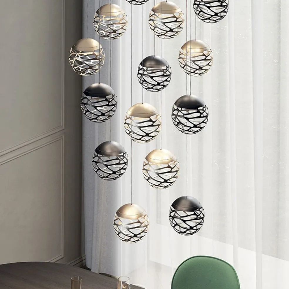 Store Straluma Design hanglamp Kelly cluster LED zwart