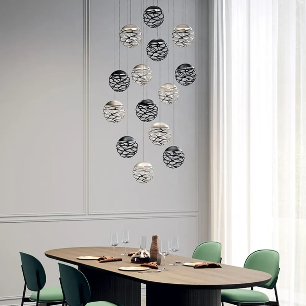 Store Straluma Design hanglamp Kelly cluster LED zwart