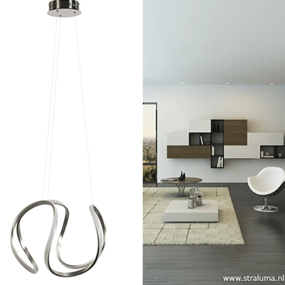 New Straluma Design hanglamp LED staal