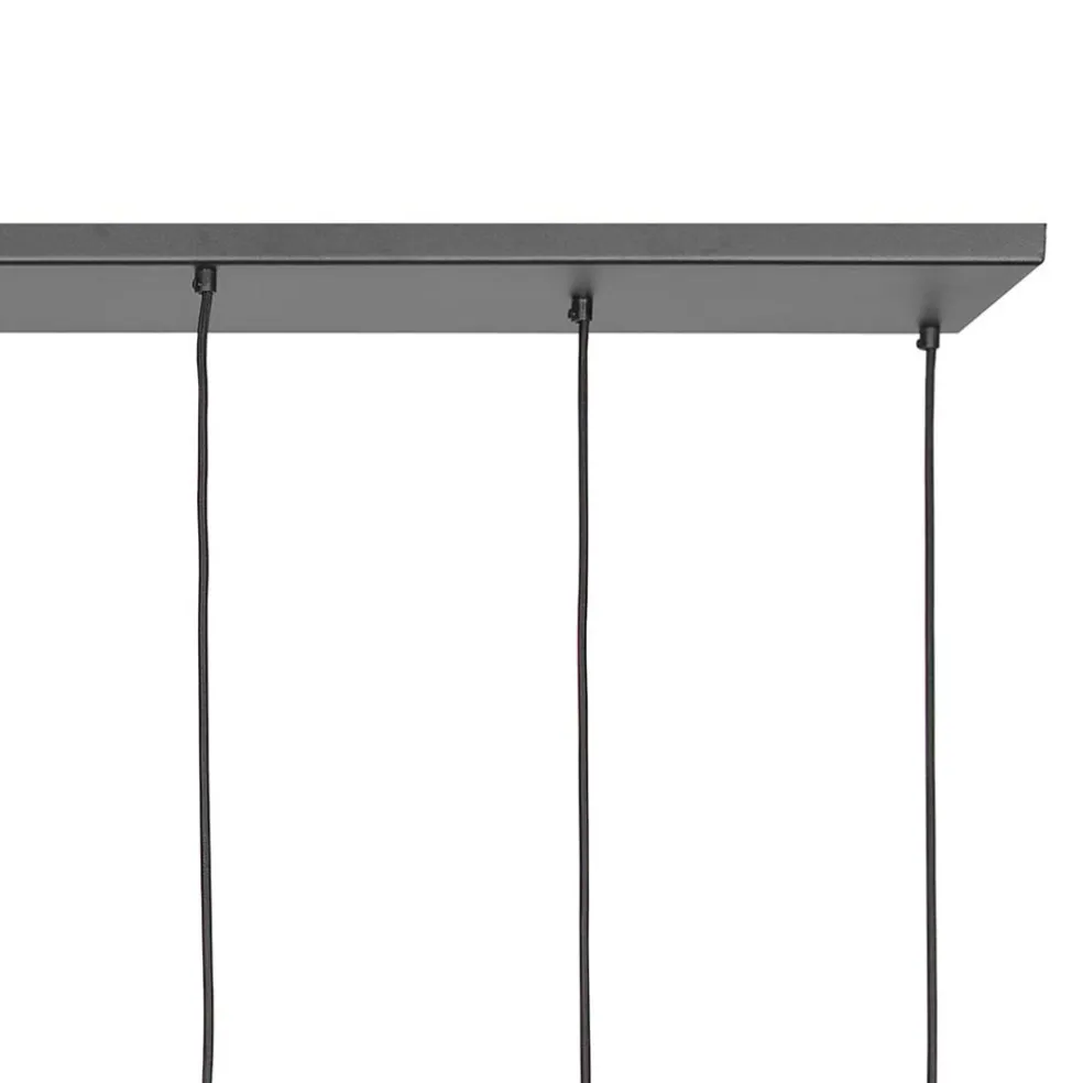Cheap Straluma Design hanglamp 7-lichts zwart met nikkel