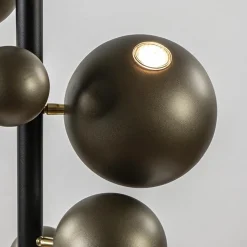 Best Sale Straluma Design hanglamp zwart met platinum bollen 2L