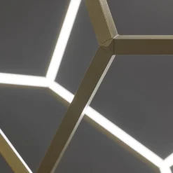 Flash Sale Straluma Design LED hanglamp goud 80x100 cm