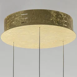 Flash Sale Straluma Design LED hanglamp 3-lichts rond goldleaf