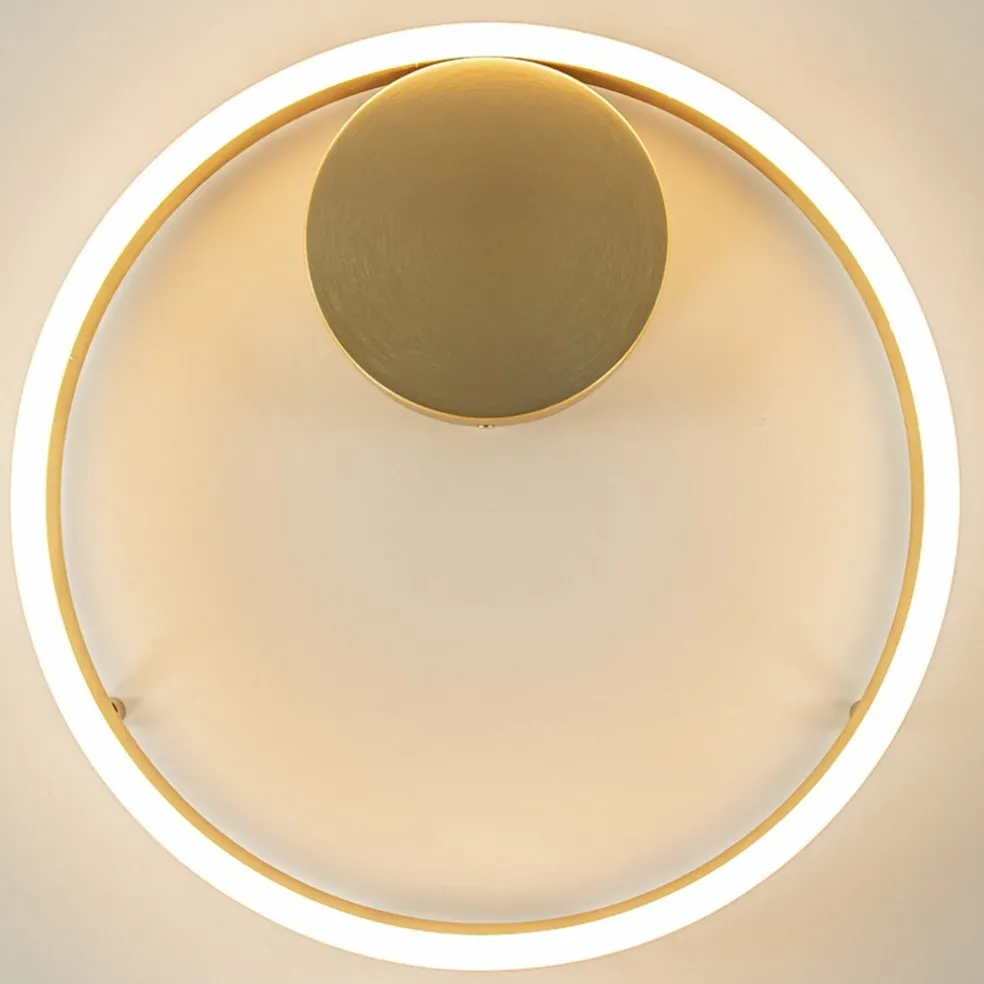 Sale Straluma Design LED plafond/wandlamp ring goud