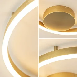 Sale Straluma Design LED plafond/wandlamp ring goud