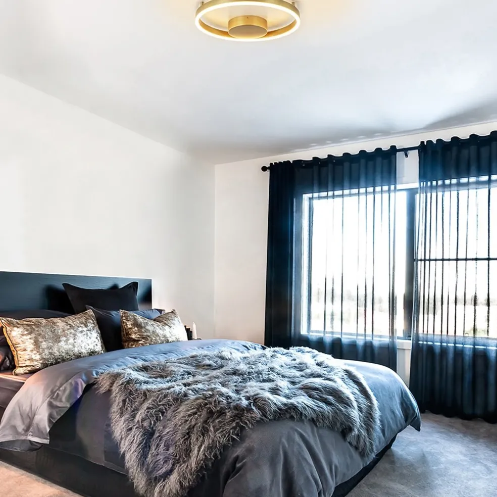 Sale Straluma Design LED plafond/wandlamp ring goud