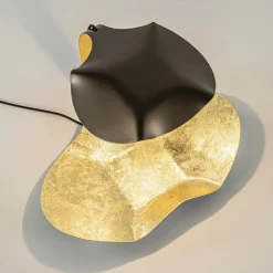 Best Straluma Design LED Tafellamp brons met goldleaf