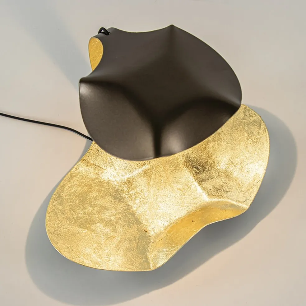Best Straluma Design LED Tafellamp brons met goldleaf