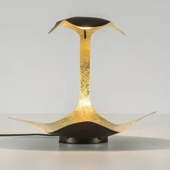 Best Straluma Design LED Tafellamp brons met goldleaf
