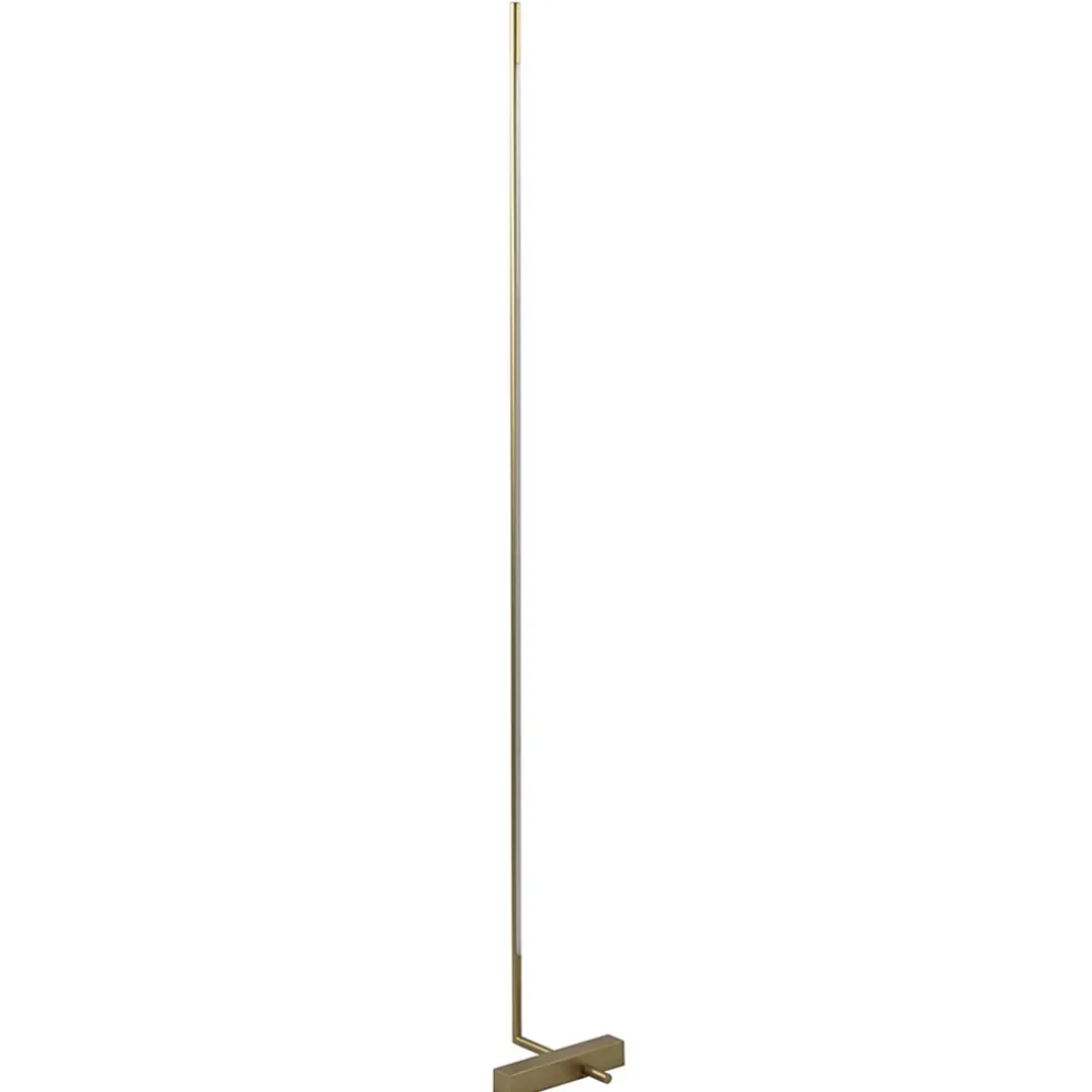 Clearance Straluma Design LED vloerlamp goud verstelbaar