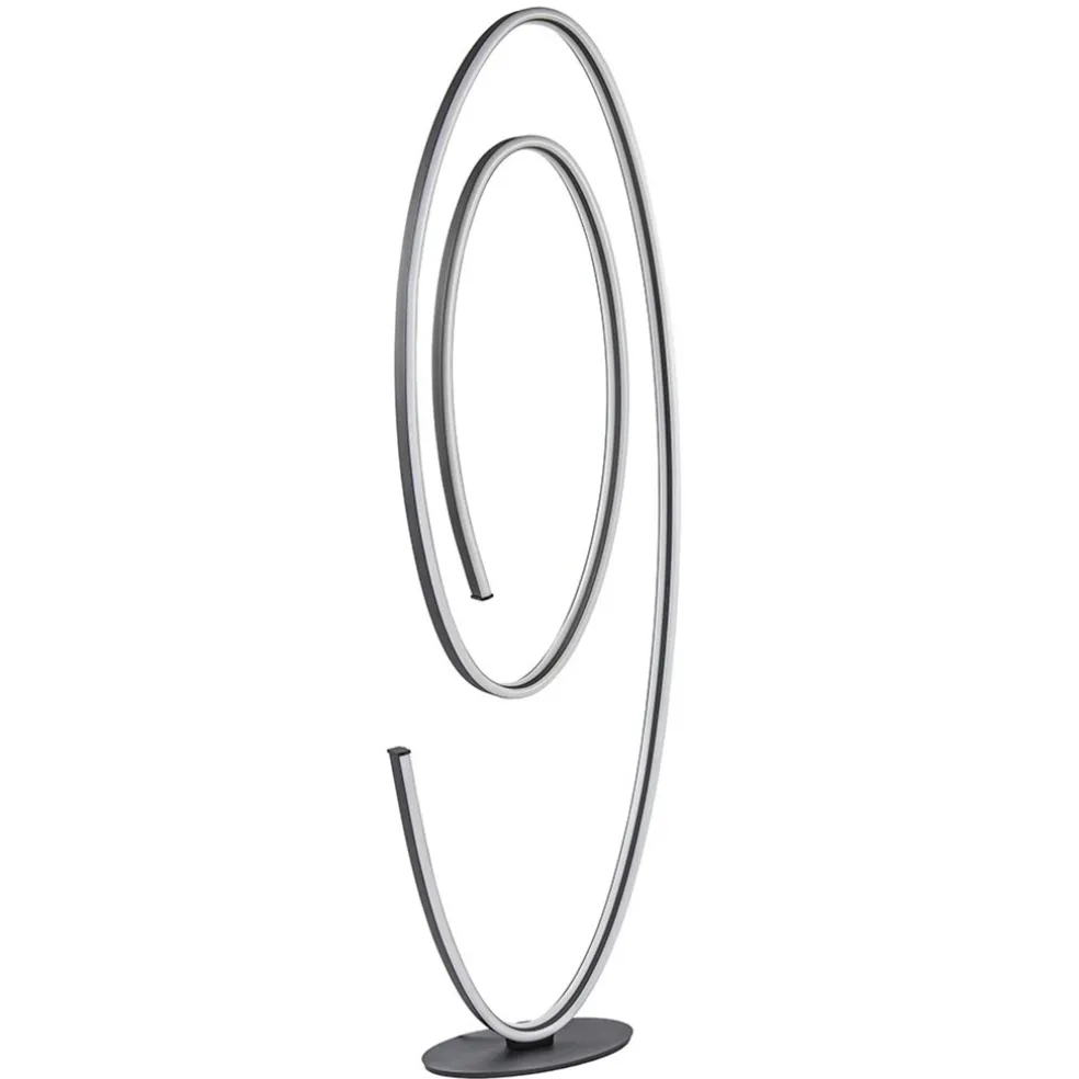 Cheap Straluma Design LED vloerlamp ovaal mat zwart dimbaar