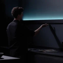 Flash Sale Straluma Design LED wandlamp zwart met Gesture Control 90 cm