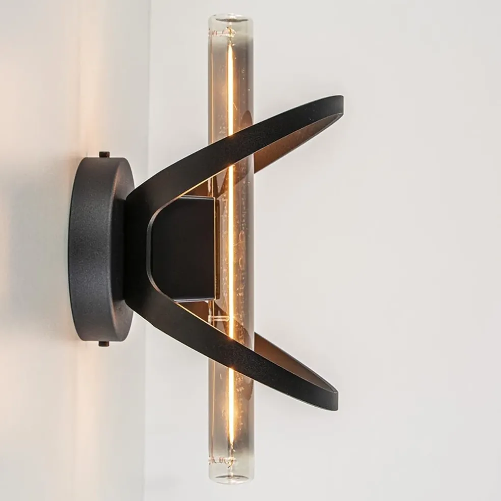 Sale Straluma Design plafond/wandlamp mat zwart