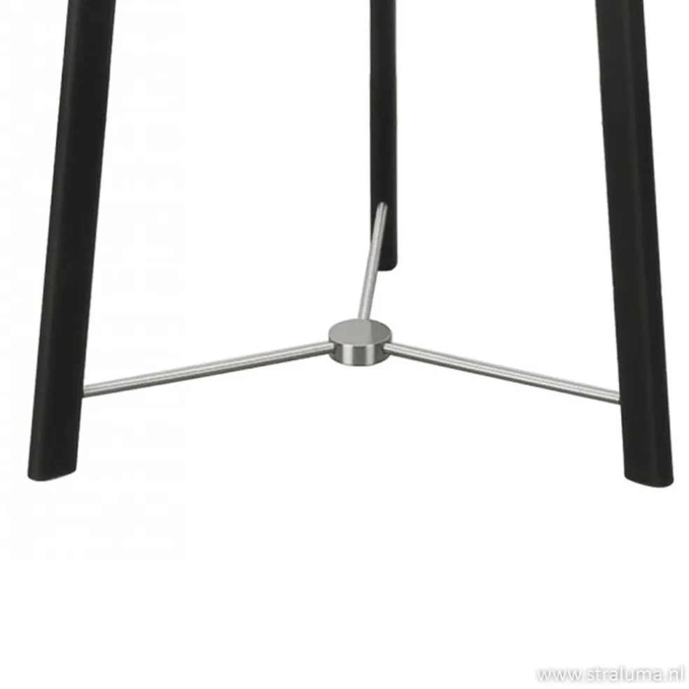 Outlet Straluma Design staande lamp zwart staal dimbaar