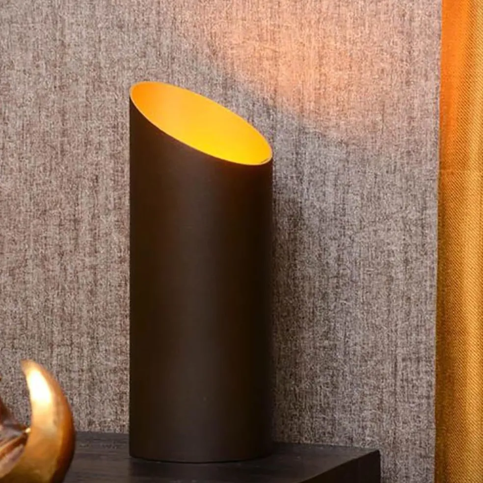 Shop Straluma Design tafellamp uplighter mat zwart met goud