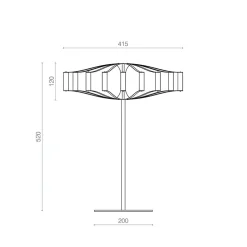 Hot Straluma Design tafellamp Wheel inclusief dimbaar LED