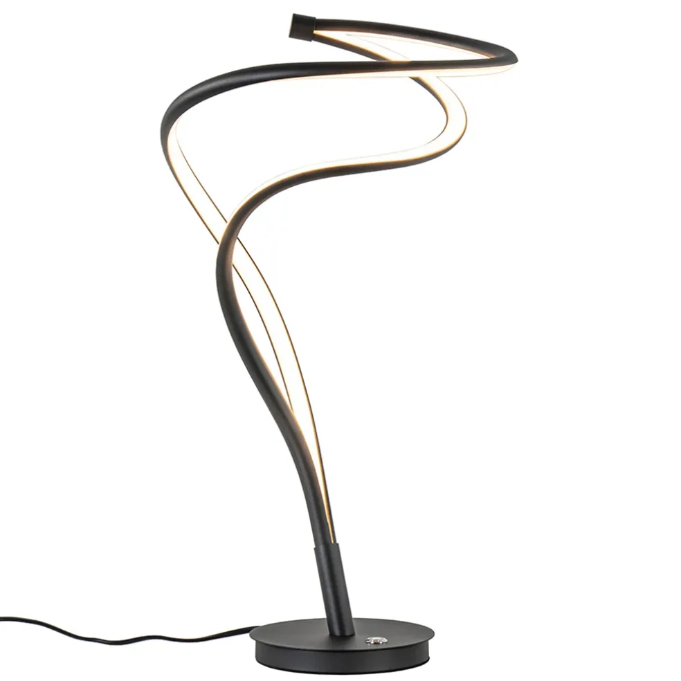 Store Straluma Design tafellamp zwart met dimbaar LED