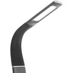 Sale Straluma Design tafellamp zwart met klok en dimbaar LED