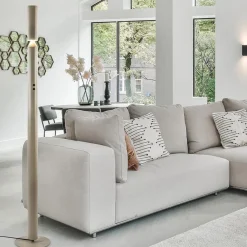 Clearance Straluma Design vloerlamp beige up+down