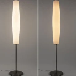 Discount Straluma Design vloerlamp cilinder opaal glas met dimbaar LED