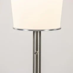 Discount Straluma Design vloerlamp cilinder opaal glas met dimbaar LED