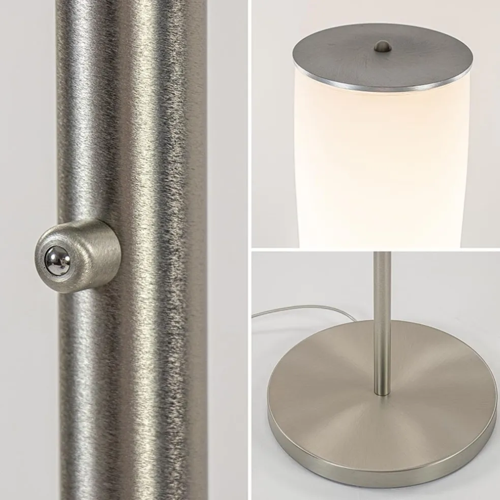Discount Straluma Design vloerlamp cilinder opaal glas met dimbaar LED