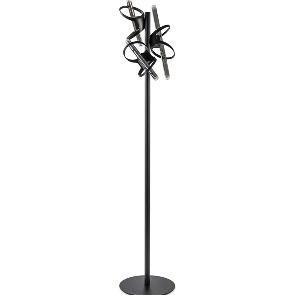 Sale Straluma Design vloerlamp mat zwart metaal inclusief LED