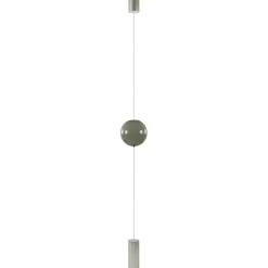 Store Straluma Design vloerlamp smoke steel met transparant smoke glas
