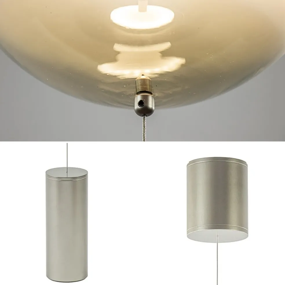 Store Straluma Design vloerlamp smoke steel met transparant smoke glas