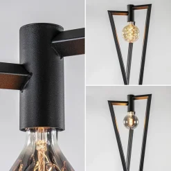 Hot Straluma Design vloerlamp Taranto zwart metaal dimbaar