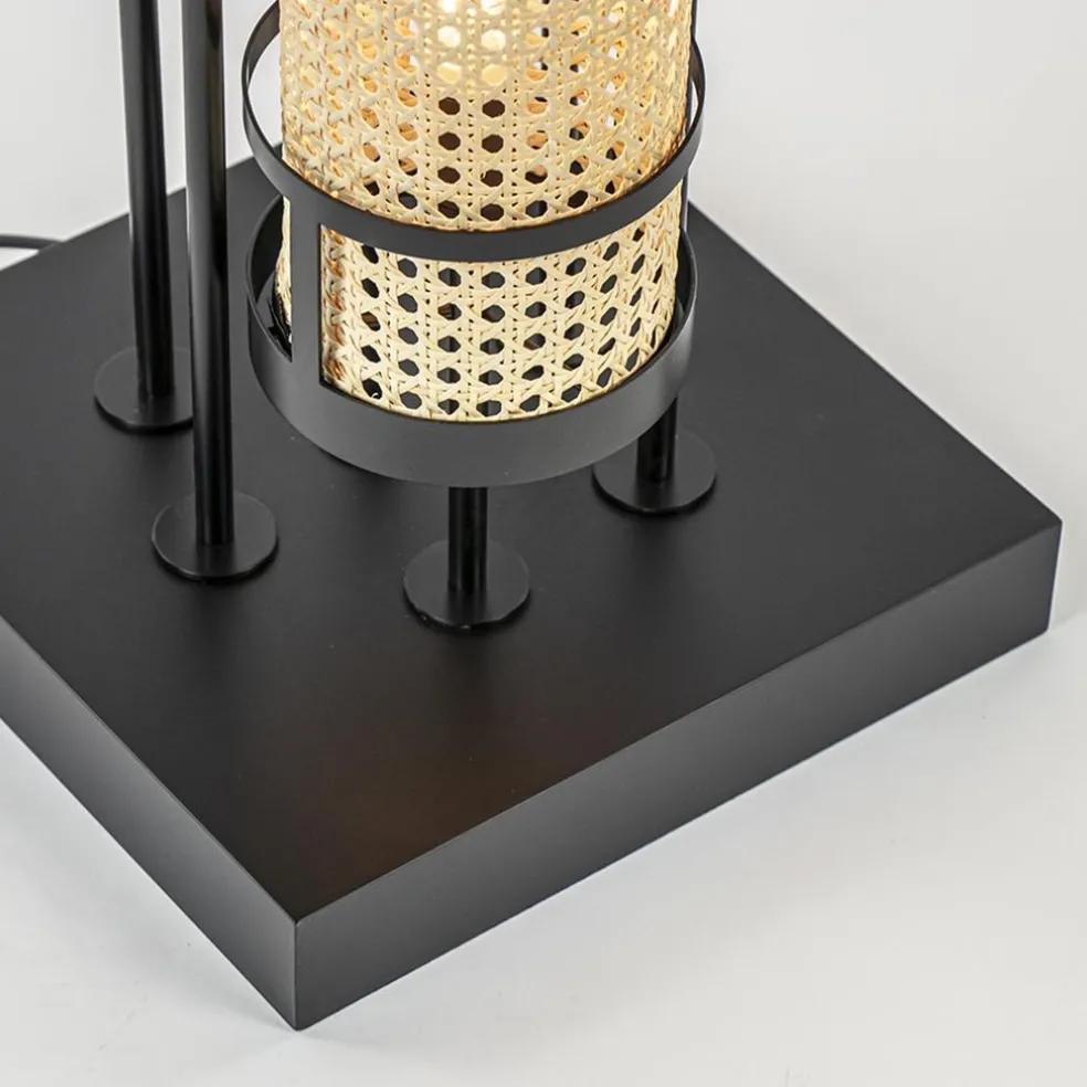 Online Straluma Design vloerlamp zwart met webbing kappen