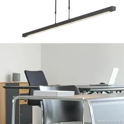 Online Straluma Dim to warm LED hanglamp-balk zwart