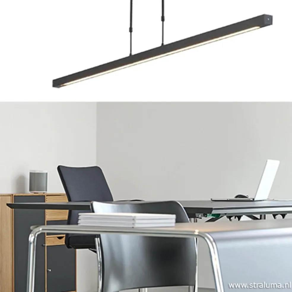 Online Straluma Dim to warm LED hanglamp-balk zwart