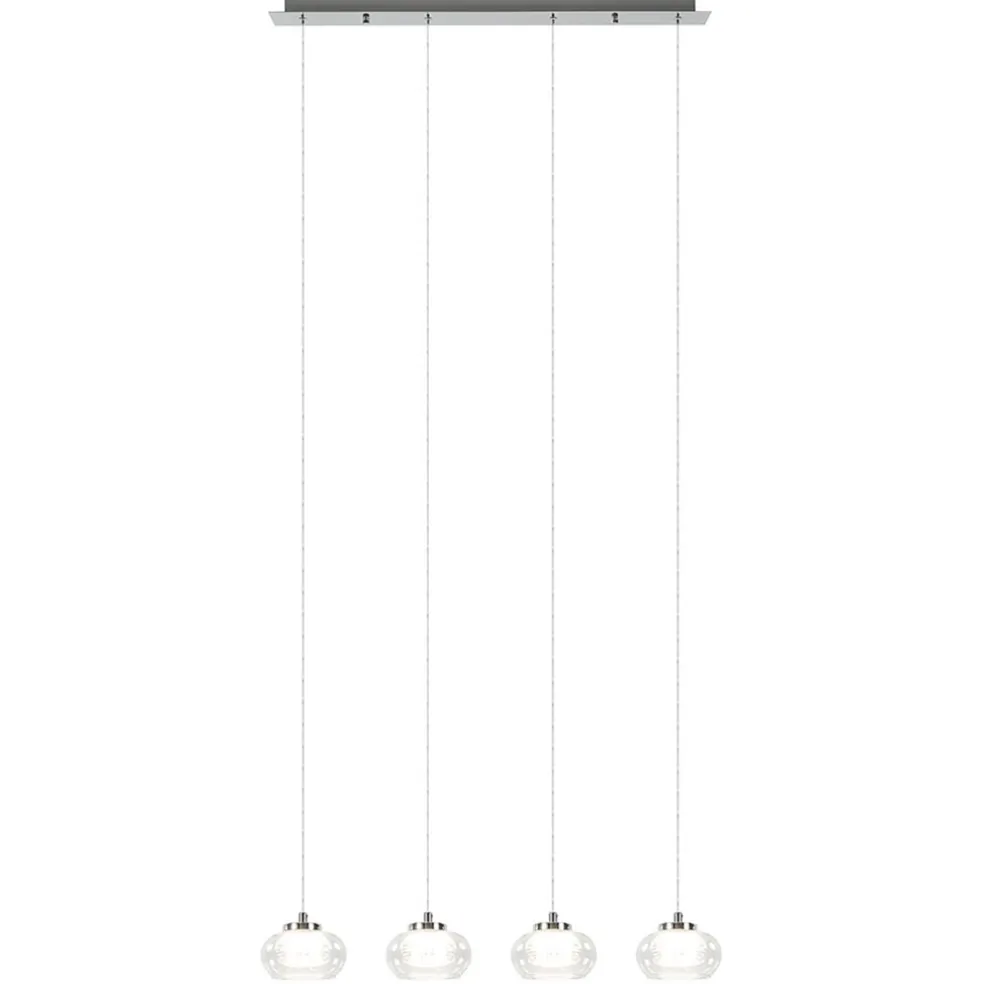 Best Sale Straluma Dimbare LED hanglamp chroom met helder glas