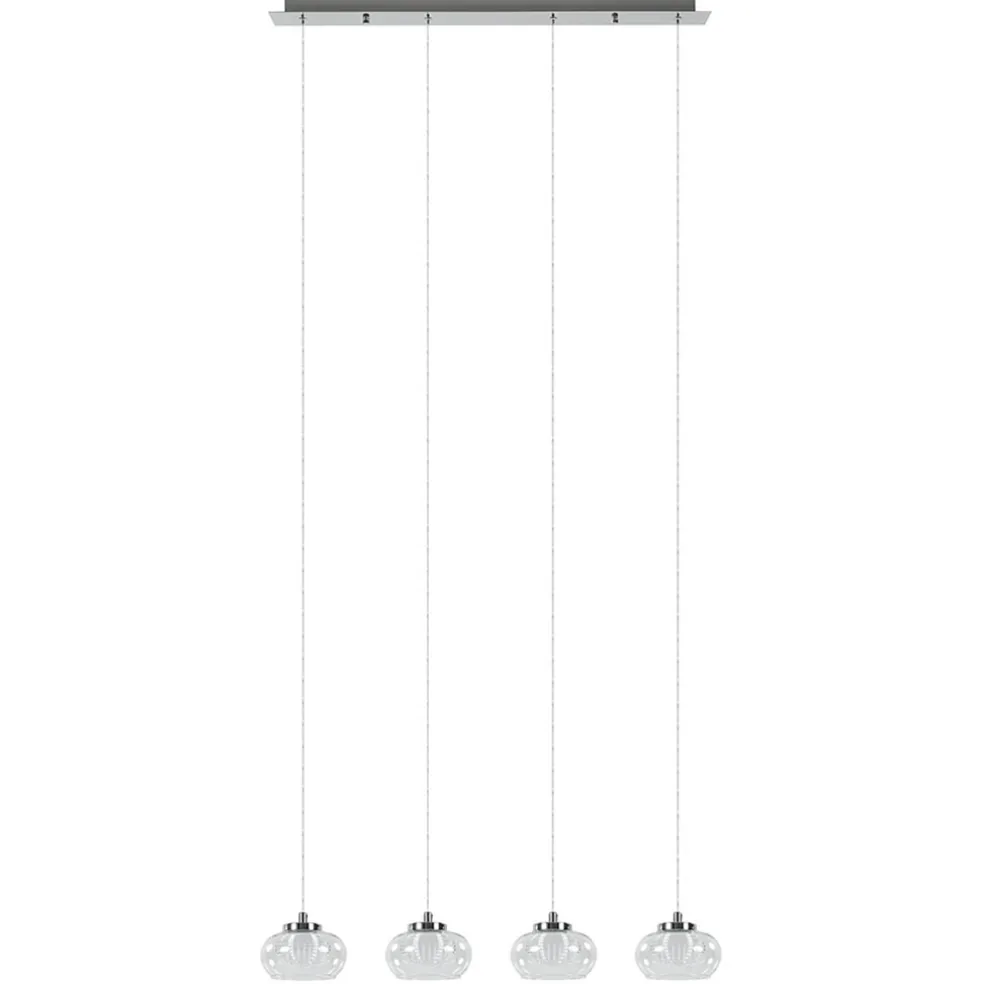 Best Sale Straluma Dimbare LED hanglamp chroom met helder glas