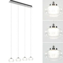 Best Sale Straluma Dimbare LED hanglamp chroom met helder glas
