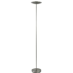Online Straluma Dimbare LED uplighter vloerlamp nikkel