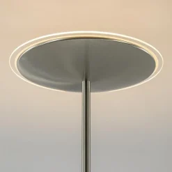 Online Straluma Dimbare LED uplighter vloerlamp nikkel