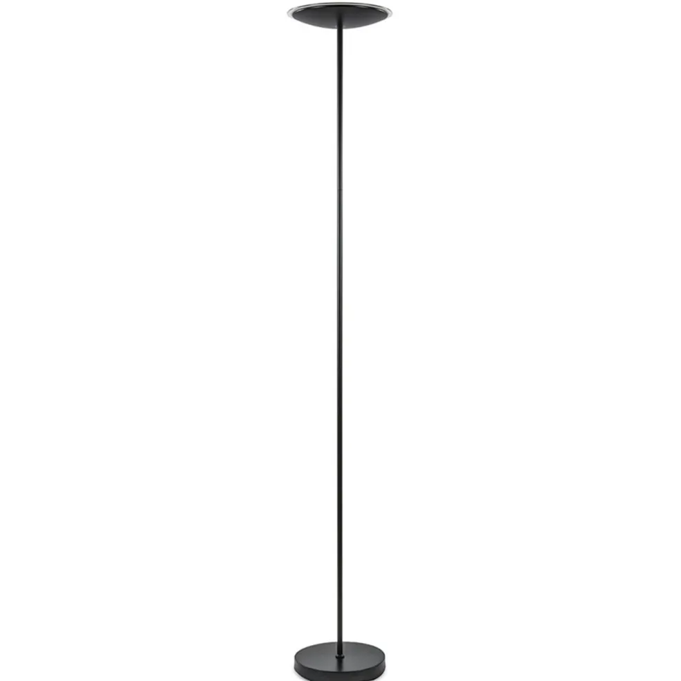 Clearance Straluma Dimbare LED uplighter vloerlamp mat zwart