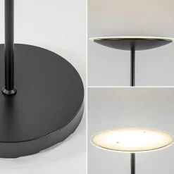 Clearance Straluma Dimbare LED uplighter vloerlamp mat zwart