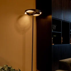 Flash Sale Straluma Dimbare LED vloerlamp zwart met goud