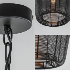 Cheap Straluma Draad hanglamp Adeta mat zwart Ø31 cm