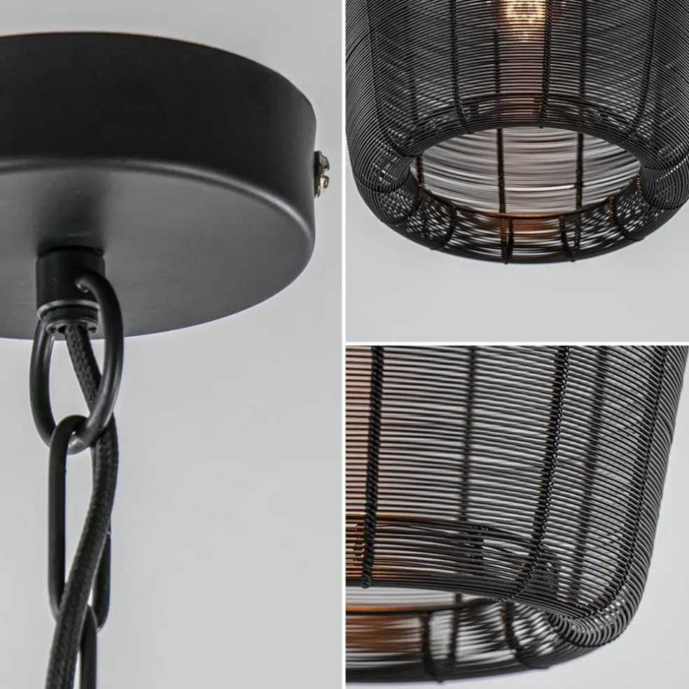 Cheap Straluma Draad hanglamp Adeta mat zwart Ø31 cm