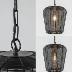 Cheap Straluma Draad hanglamp Adeta mat zwart Ø31 cm