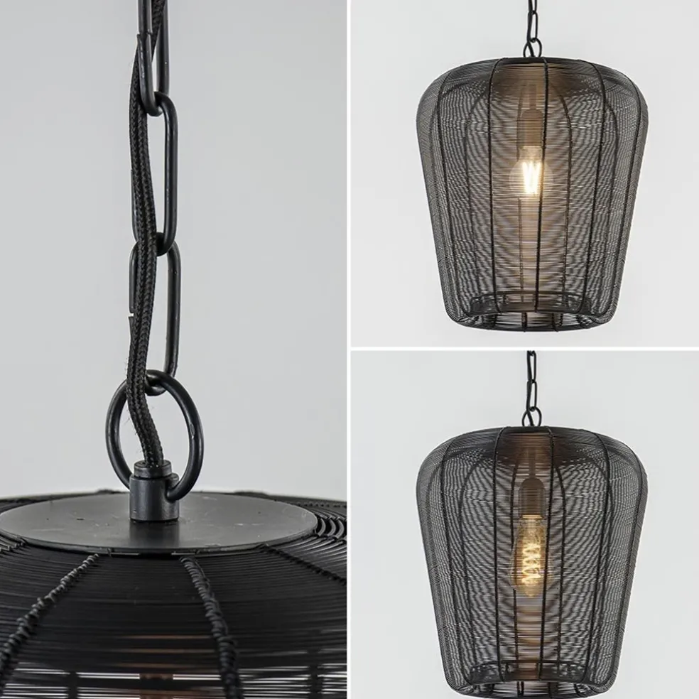 Cheap Straluma Draad hanglamp Adeta mat zwart Ø31 cm