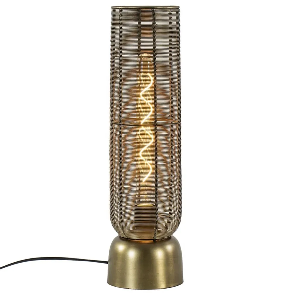 Cheap Straluma Draad tafellamp Lezuza antiek brons L&L