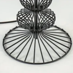 Discount Straluma Draad tafellamp zwart met cilinder kap
