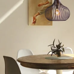 New Straluma Draadhanglamp landelijk brons-bruin 38cm